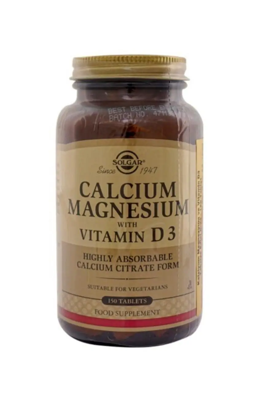 Calcium Magnesium With Vitamin D3 Tablet 150 Tabletlik Ambalaj