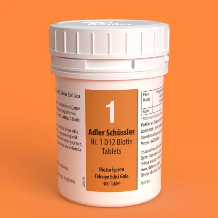 ADLER SCHÜSSLER NR 1 D12 BİOTİN TABLET