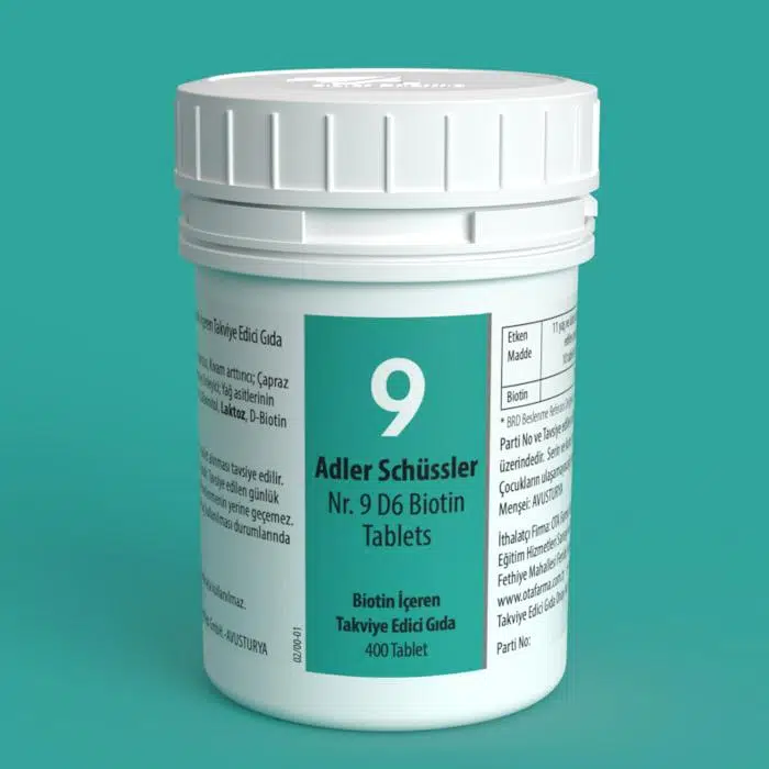 ADLER SCHÜSSLER NR 9 TABLET BİOTİN TABLET