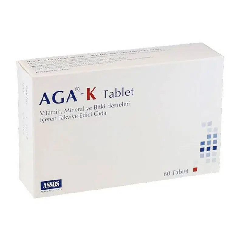 AGA-K TAKVİYE EDİCİ 60 TABLET