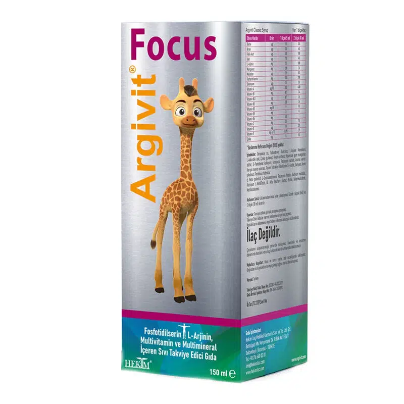 ARGIVIT FOCUS ŞURUP 150'LİK ŞİŞE