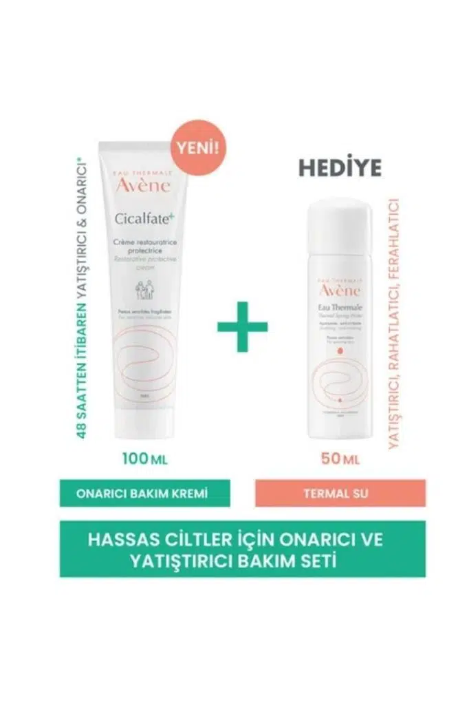 AVENE CICALFATE 100 ML KREM +TERMAL SU HEDİYELİ