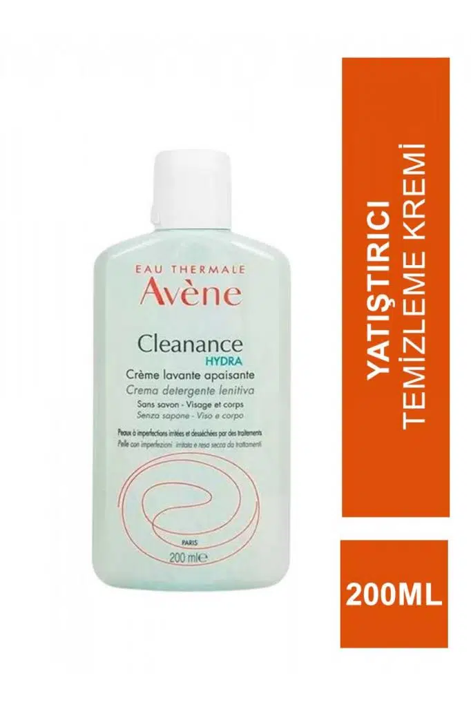 AVENE CLEANCE HYDRA CREAM LAVANTE 200 ML - Kurumuş Ve Yıpranmış Ciltler Için Temizleyici Krem