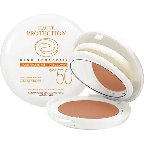 AVENE Compact SPF50 Teintee Sable 10GR - Açık renkli