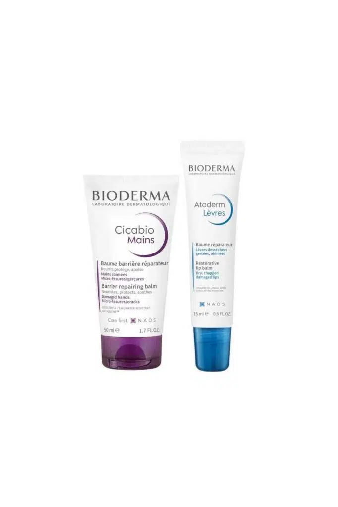 BIODERMA CICABIO EL KREMİ & ATODERM LIP BALM DUDAK KREMİ