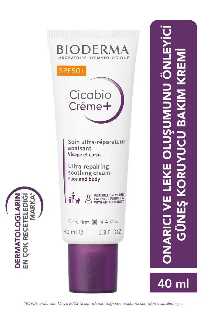 BIODERMA CICABIO SPF50+ CREAM 40 ML