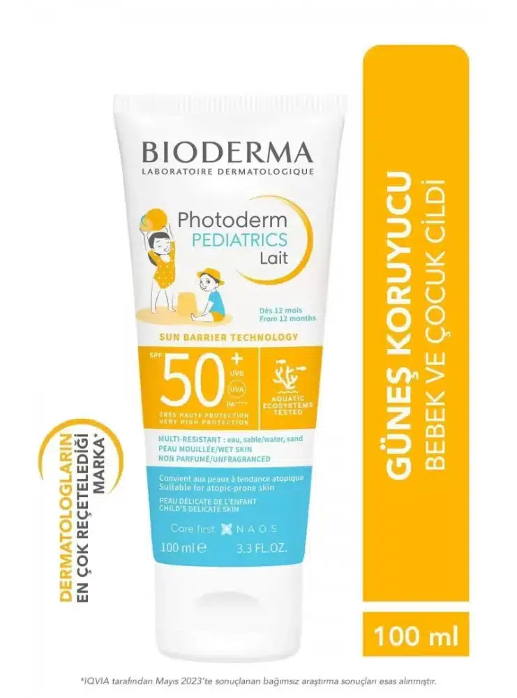 BIODERMA PHOTODERM PEDIATRICS LAIT SPF50+ 100 ML