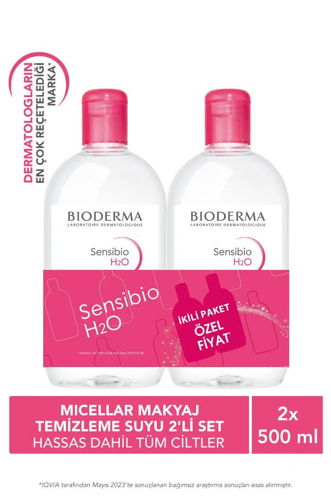 Bioderma Sensibio H2O İkili Set 500 ml + 500 ml