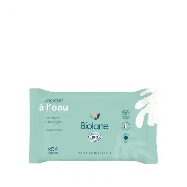Biolane Organic Water Based Wipes Organik Su Bazlı Mendil 54 Adet