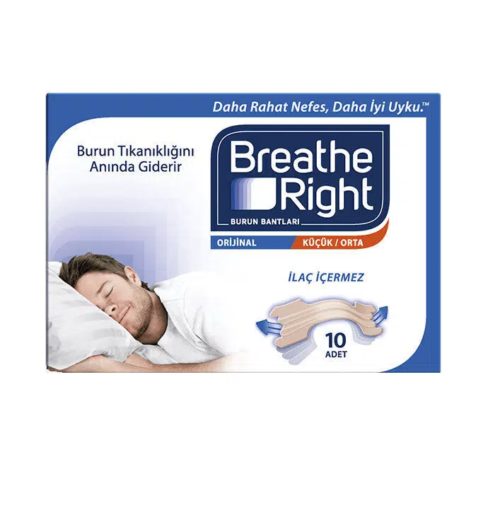 BREATHE RIGHT BURUN BANDI - KÜÇÜK/ORTA 10 ADET
