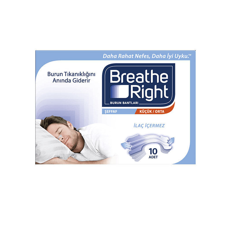 BREATHE RIGHT KLASİK NORMAL BOY BURUN BANDI 10 ADET