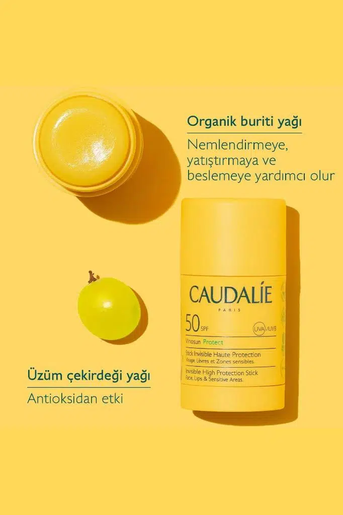 Caudalie Vinosun Protect SPF50+ İz Bırakmayan Yüksek Korumalı Stick 15 gr