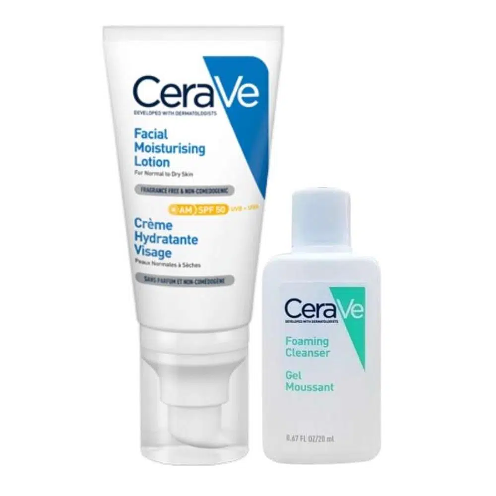 Cerave Spf 30 Yüz Kremi 52 ML + Köpüren Temizleyici 20 ML