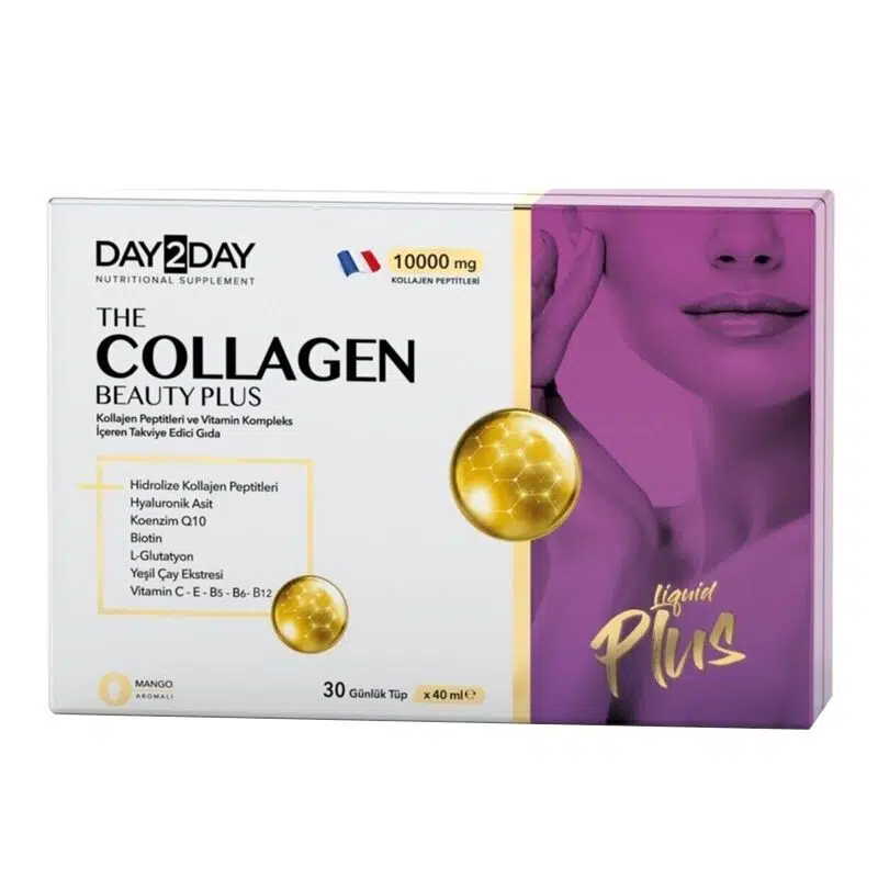 DAY2DAY THE COLLAGEN BEAUTY LIQUID PLUS TAKVİYE EDİCİ GIDA 40 ML 30 ADET