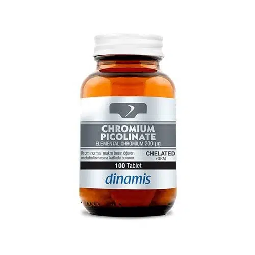 Dinamis Chromium Picolinate Tablet 200 Mcg 100 Tabletlik Ambalaj