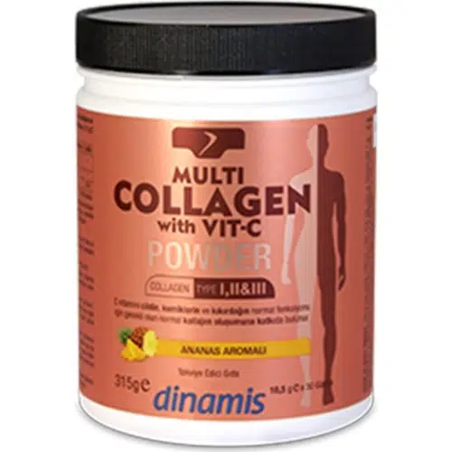Dinamis Multi Collagen With Vit-C Powder Ananas