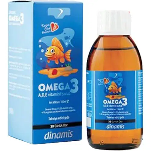 Dinamis Omega 3 A D E Vitaminli Şurup 150 ml