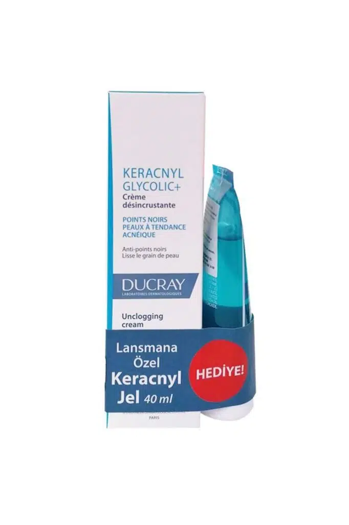 Ducray Keracnyl Glycolic Creme 40 Ml Jel Hediyeli