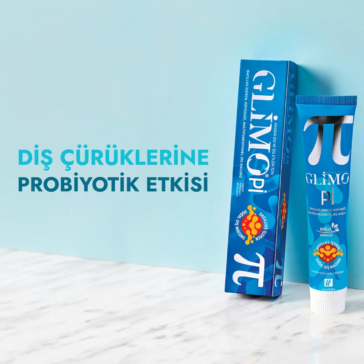 GLIMO Pİ PROBİYOTİKLİ DOĞAL DİŞ MACUNU 75 ML