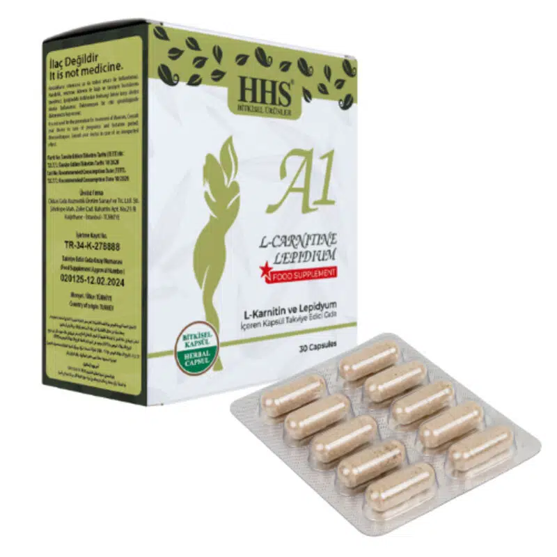 HHS A1 L-CARNITINE LEPIDIUM - BİTKİSEL 30 KAPSÜL