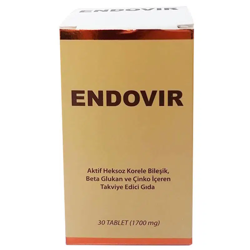 KRC Derma Endovir Beta Glukan ve Çinko İçeren Takviye Edici Gıda 30 Tablet
