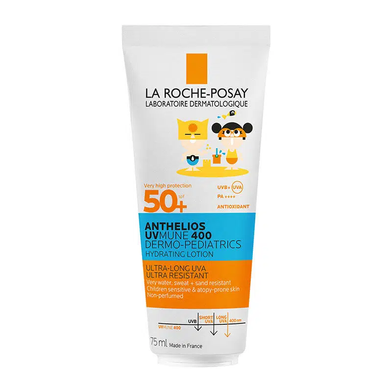 LA ROCHE ANTHELIOS DERMO PEDIATRICS UVMUNE 400 SPF50+ HASSAS CİLTLER VE ÇOCUKLAR İÇİN GÜNEŞ KORUYUCU VÜCUT SÜTÜ 75 ML