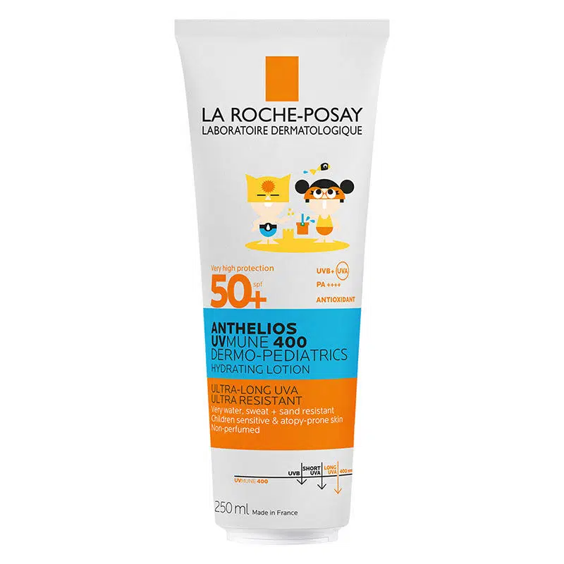LA ROCHE POSAY ANTHELIOS DERMO PEDIATRICS UVMUNE 400 SPF50+ HASSAS CİLTLER VE ÇOCUKLAR İÇİN GÜNEŞ KORUYUCU VÜCUT SÜTÜ 250 ML