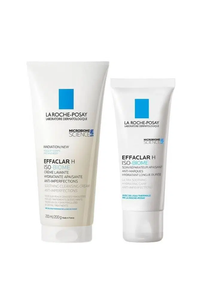 La Roche Posay Effaclar H Iso Biome Yatıştırıcı Nemlendirici Temizleme Bakım Kiti