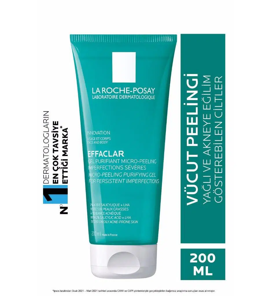 LA ROCHE POSAY Effaclar Mikro Peeling Jel Yüz Ve Vücut 200 ml