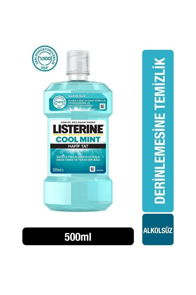 LISTERINE COOL MINT NANE AROMALI 500 ML AĞIZ BAKIM SUYU