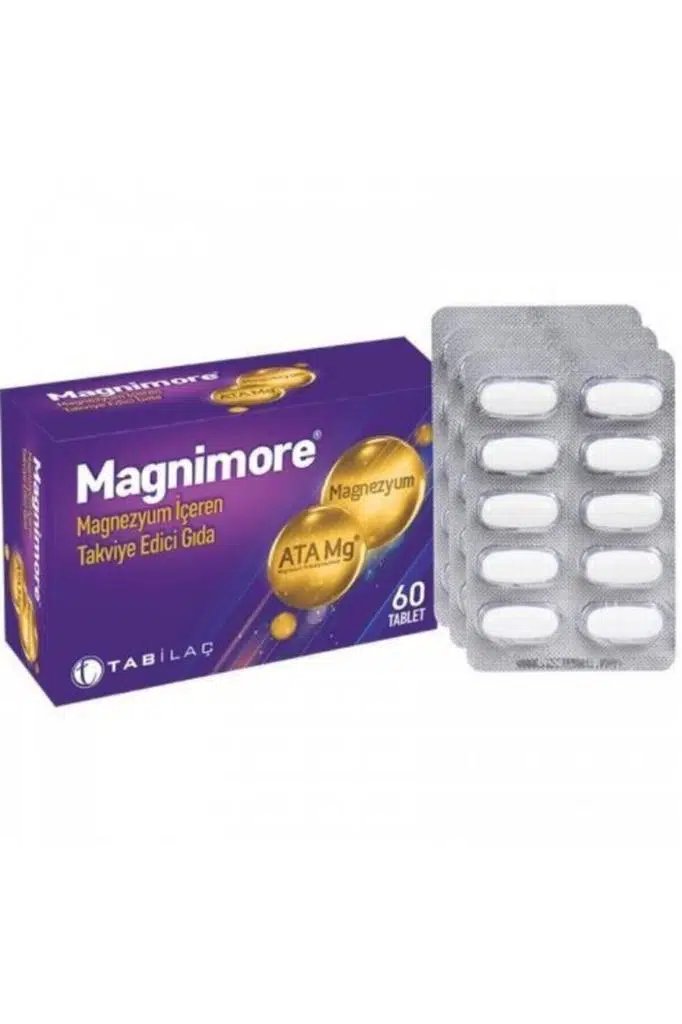 Magnimore Magnezyum İçeren Takviye Edici Gıda 60 Tablet