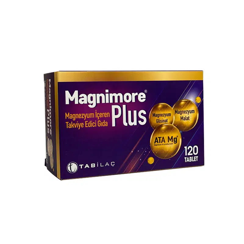 MAGNIMORE PLUS MAGNEZYUM İÇEREN TAKVİYE EDİCİ GIDA TABLET 105 MG