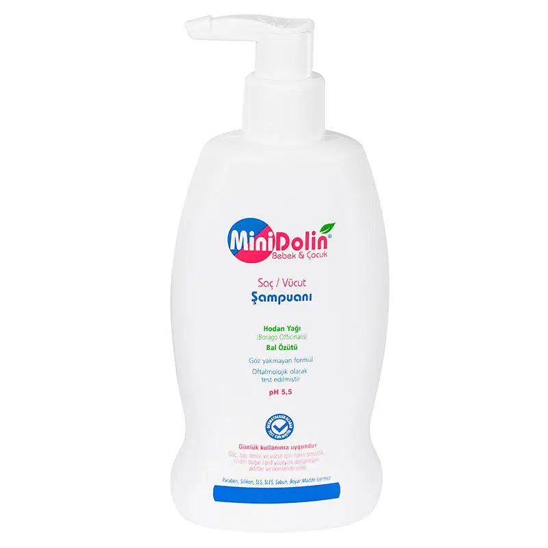 MİNİDOLİN BEBEK VE ÇOCUK SAÇ VE VÜCUT ŞAMPUANI 250 ML