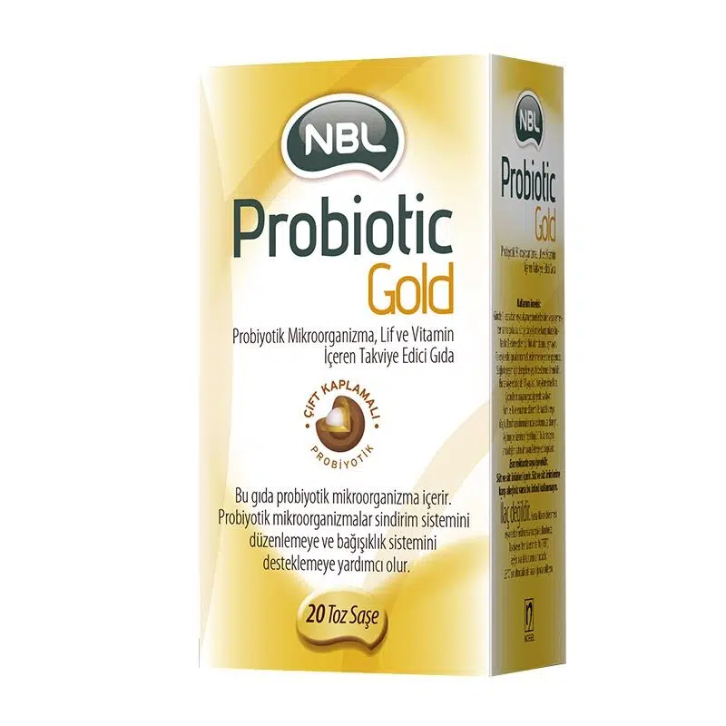 NBL PROBIOTIC GOLD ŞASE 20 ŞASELİK AMBALAJ