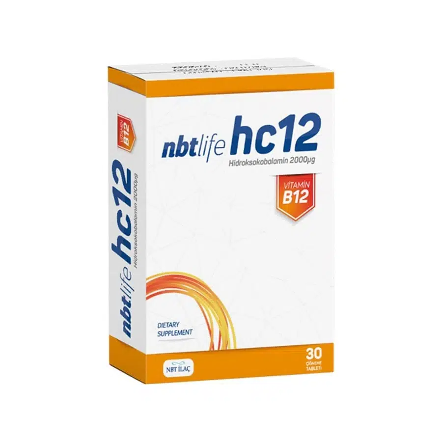 Nbt Life HC 12 Takviye Edici Gıda Çiğnenebilir 30 Kapsül