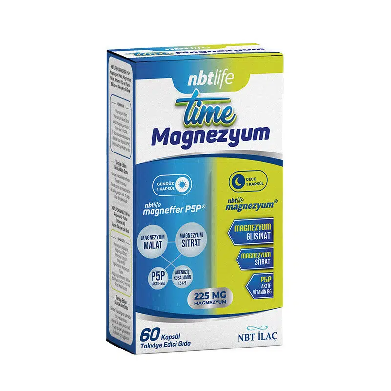 NBTLIFE TIME MAGNEZYUM 60 KAPSÜL