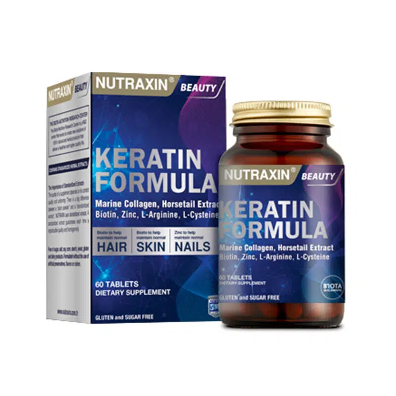 NUTRAXIN KERATİN FORMULA TABLET 60 TABLETLİK AMBALAJ