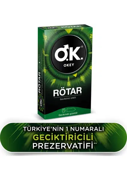 Okey Rötar Prezervatif 10 adet