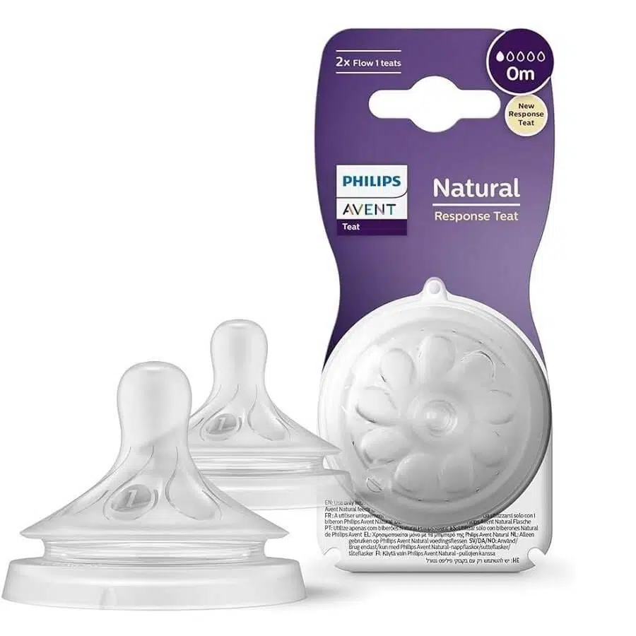 PHILIPS AVENT NATURAL RESPONSE 2'Lİ BİBERON EMZİĞİ 1 NUMARA 0 AY+