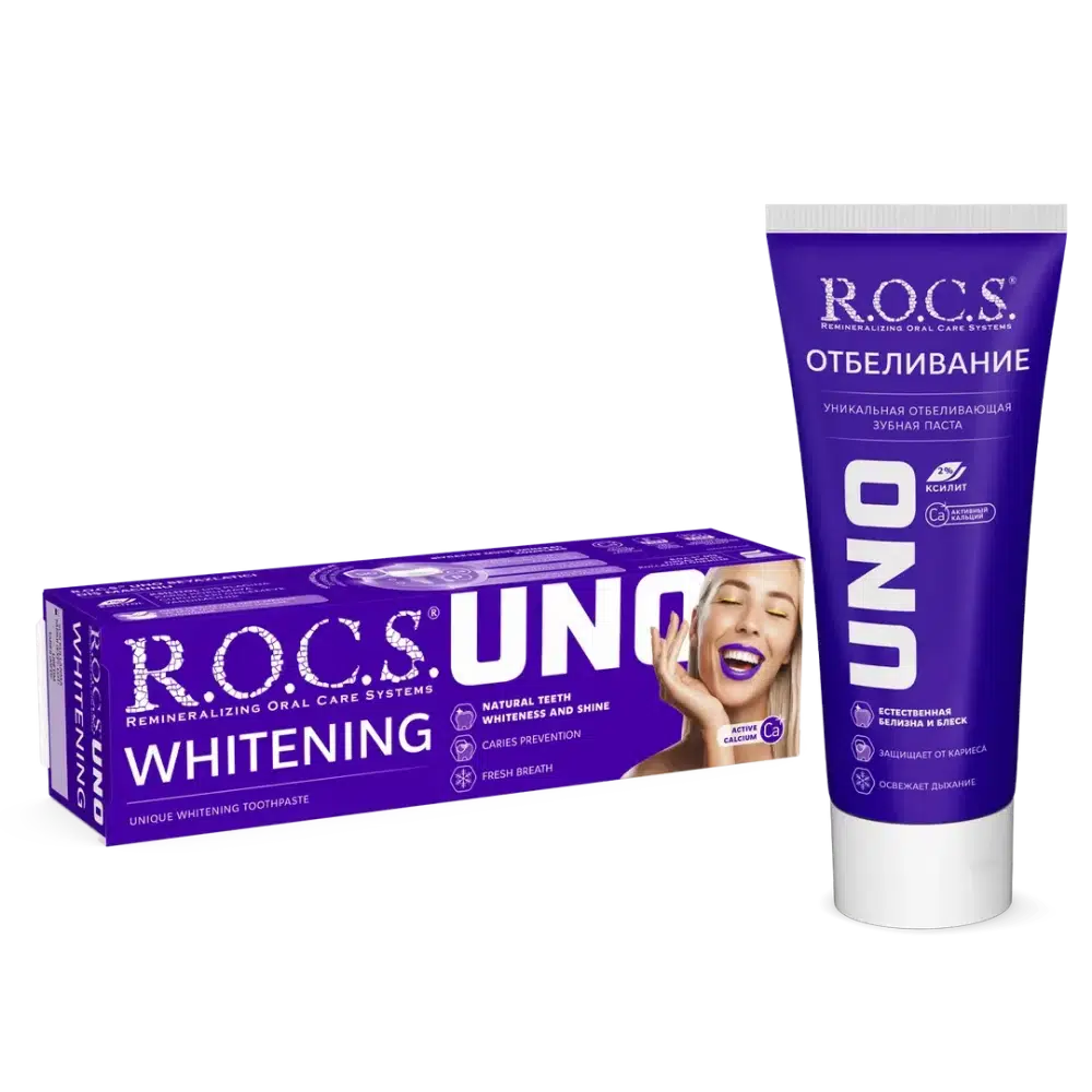 ROCS UNO BEYAZLATICI DİŞ MACUNU 60 ML