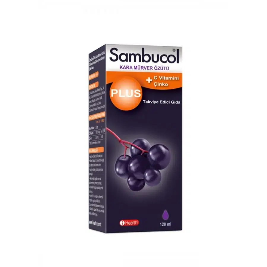 SAMBUCOL PLUS 120 ML KARA MÜRVER ŞURUP