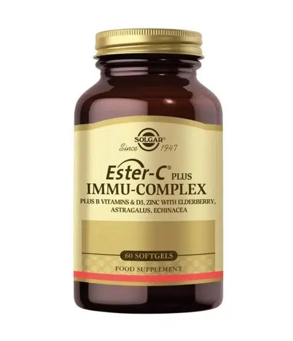SOLGAR ESTER-C PLUS IMMU-COMPLEX YUMUŞAK KAPSÜL 60 KAPSÜL