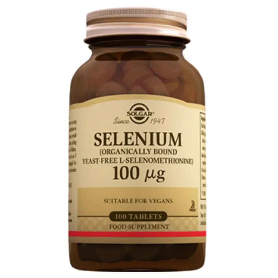 SOLGAR SELENIUM TABLET 100 MCG 100 TABLET