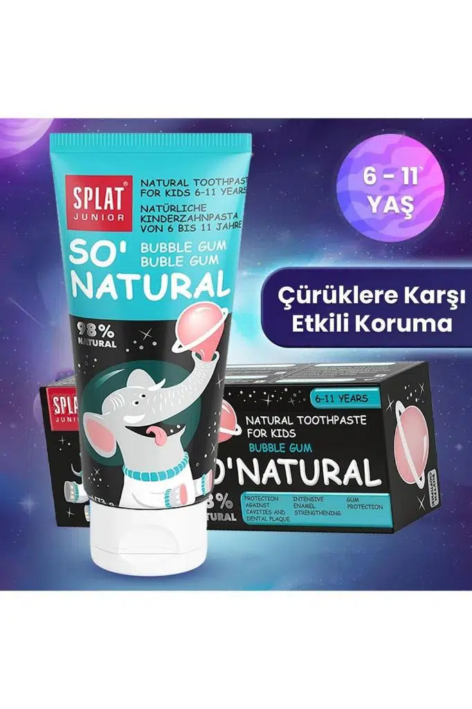 SPLAT BUBBLE GUM ÇOCUK DİŞ MACUNU 73 GR - 6-11 YAŞ