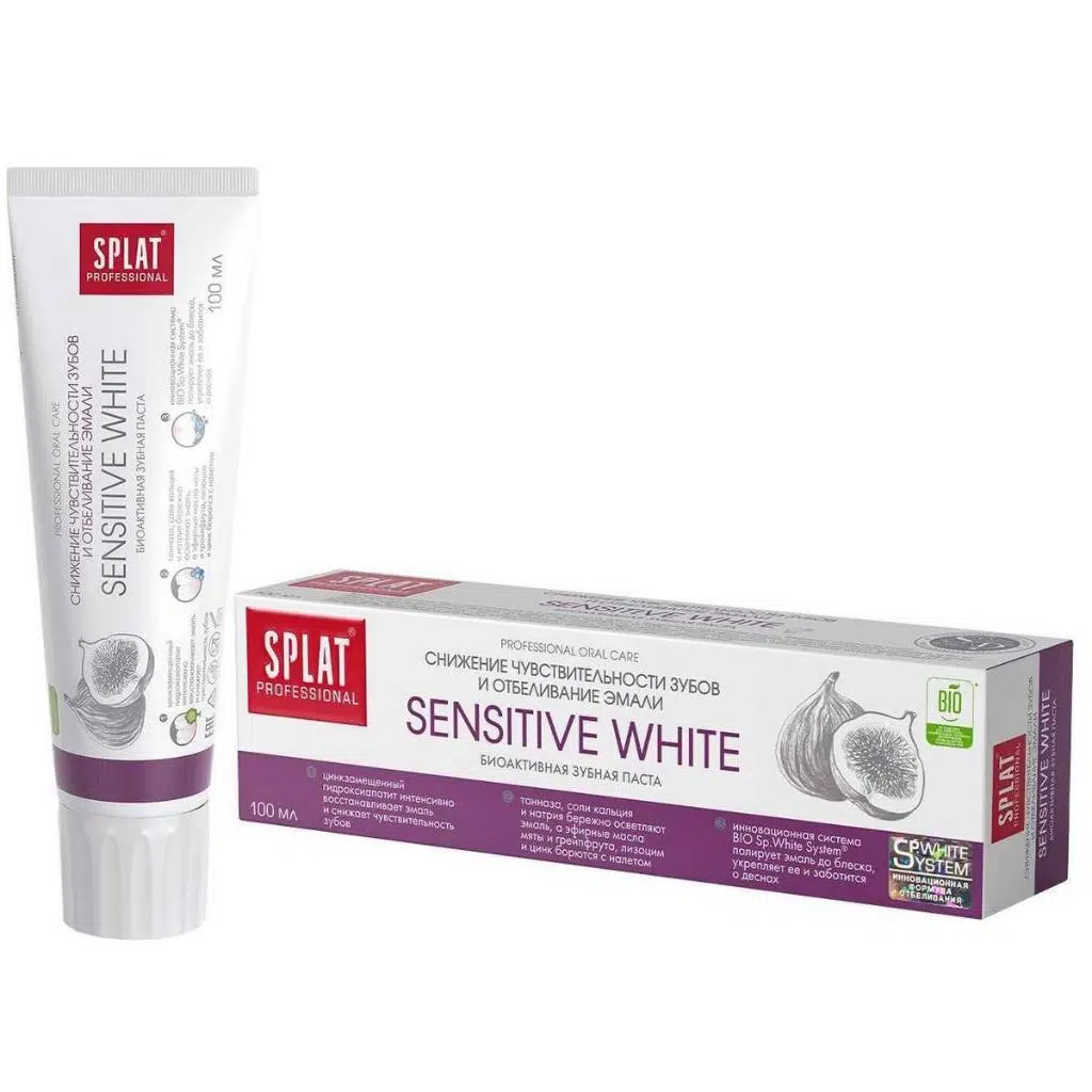 SPLAT PROFESSIONAL SENSITIVE WHITE HASSAS DİŞLER DİŞ MACUNU 100 ML