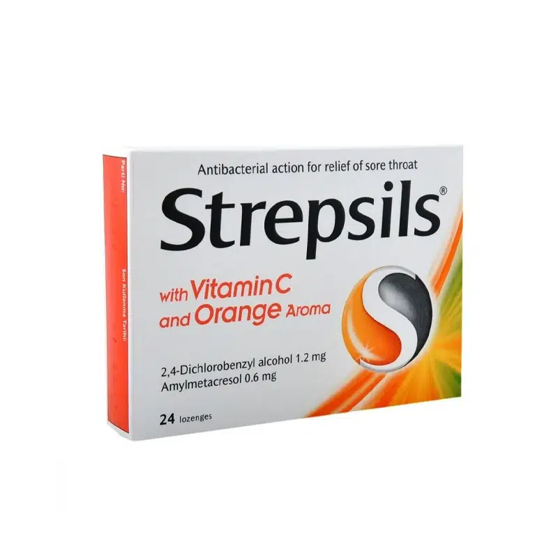 STREPSILS C VİTAMİNLİ PASTİL 24 PASTİLLİK BLISTER AMBALAJ