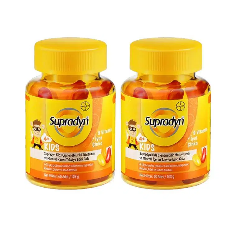 SUPRADYN KIDS MAGIC 2X60 ÇİĞNENEBİLİR KAPSÜL