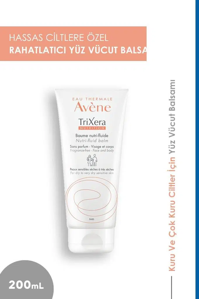 Avene Trixera Nutrition Nutri-fluid Balm 200 Ml - Kuru Ve Hassas Ciltler Için Balsam