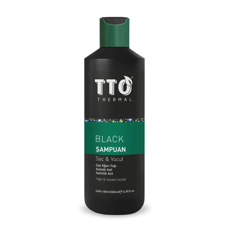 TTO ŞAMPUAN BLACK SAÇ VE VÜCUT 400 + 100 ML 