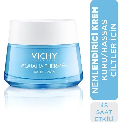 Vichy Aqualia Thermal Nemlendirici Gece Bakım Kremi Tüm Cilt Tipleri 50 ml